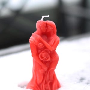 Lovers Shaped Candle | Ritual Lovers Pillar Candle | Love Candle | Couple Candles