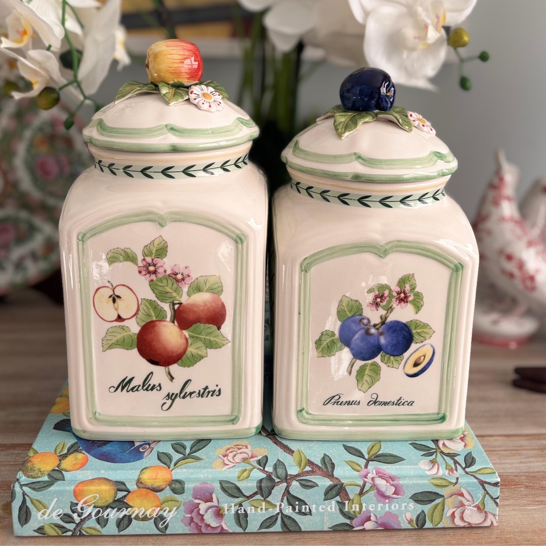 Villeroy & Boch フルーツ柄 ホーロー コランダー、小物入れセット il_1080xN.7219223958_i5b6.jpg