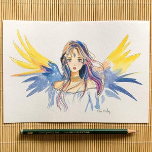 Beautiful Dandy - Original watercolor