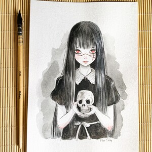 Yoru - Acuarela original