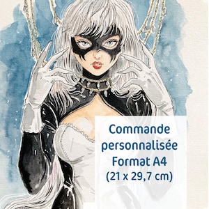 Ilustración A4 personalizada - Acuarela original