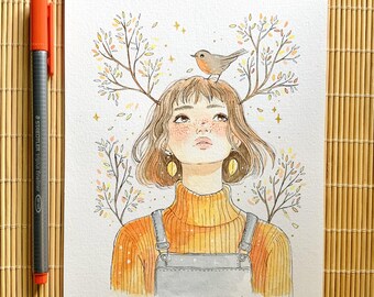 Autumn - Original watercolor