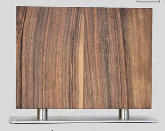 Walnut Magnetic Knife Holder: Kitchen Countertop Organizer
