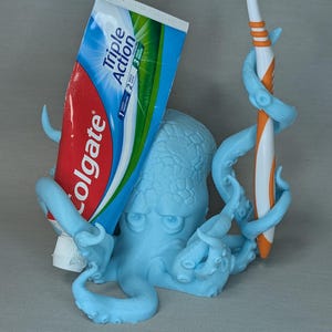 Octopus Zahnbürsten- und Zahnpasta-Halter