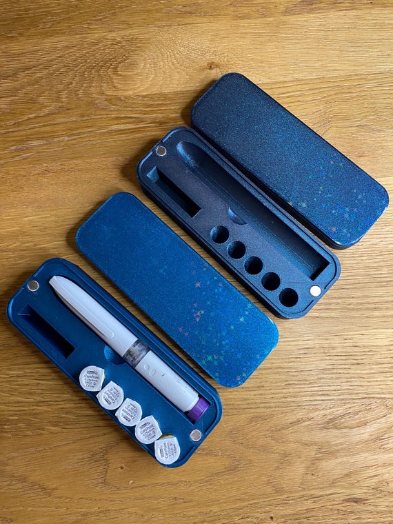 Mounjaro, Kwikpen Fridge Storage Box Starry Glitter Finish - Etsy