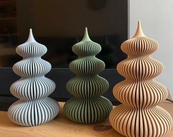 Modern Christmas Tree Decoration with Tea Light