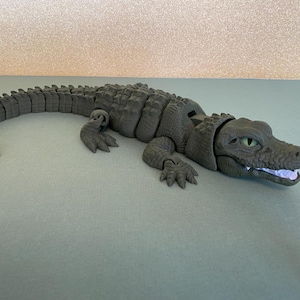 Articulated Crocodile Life Like Model