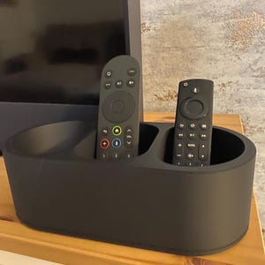 Remote Control Holder Storage - Modern Rounded Design
