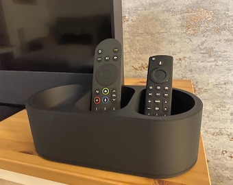Remote Control Holder Storage - Modern Rounded Design