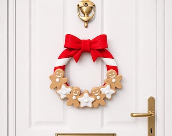 Gingerbread Christmas Wreath