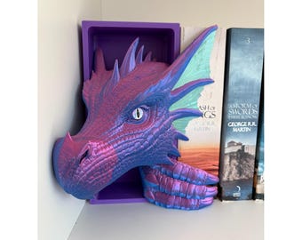 Sea Dragon Book Nook Fantasy Set Book Ends