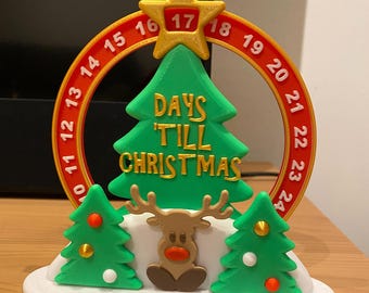 Christmas Advent Calendar Tree Reusable