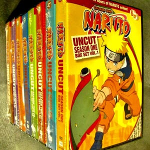 NARUTO UNCUT The Complete Series Seasons 1-4 DVD