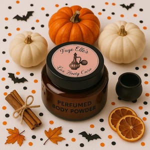 Autumn Fall Perfumed Dusting Body Powder Talc Free