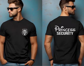 Princess Security Dry Fit Shirt, Dad Gift Shirt, Polo Shirt, Funny Dad Tee, Boyfriend Birthday Gift, Family Trip