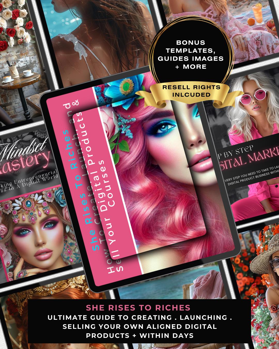 She Rises to Riches | A Combination of Manifestation & Digital Product ...