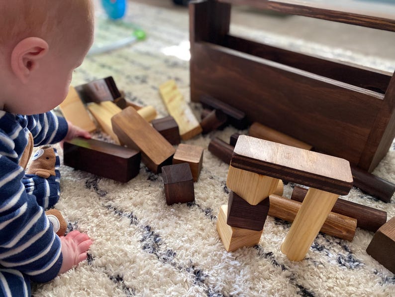 Handcrafted Wooden Blocks – Timeless Fun for Play and Creativity! - Etsy