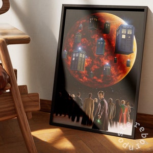 Doctor Who Poster | Science Fiction Poster | TV Series Poster | TV Show Poster | Home Decor | Wall Decor | Premium Print | Digital Poster