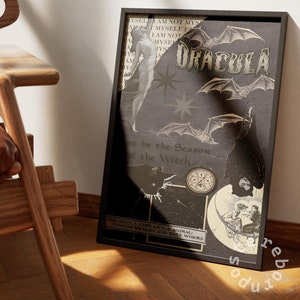 Dracula Poster | Movie Poster | Vampire Poster | Print Gift | Movie | Home Decor | Wall Decor | Vintage Poster | Premium Print | Digital Art