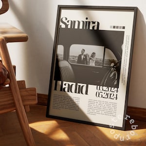 Benutzerdefiniertes Paar Poster | Personalisiertes Poster | Paarfilm | Valentinstag Geschenk | Personalisiertes Filmplakat | Premium Druck | Wanddekoration