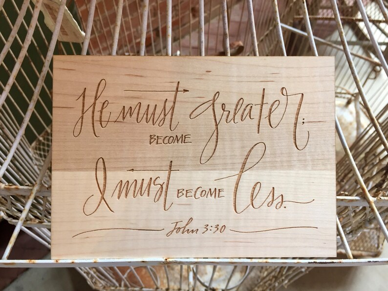 Wooden Scripture Plaque With Easel | Etsy