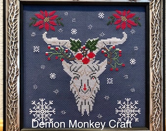 Satan's Seasons-Winter DIGITAL Cross Stitch Pattern