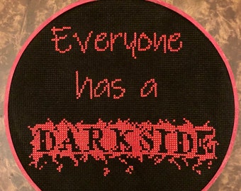 Darkside Digital Cross Stitch Pattern