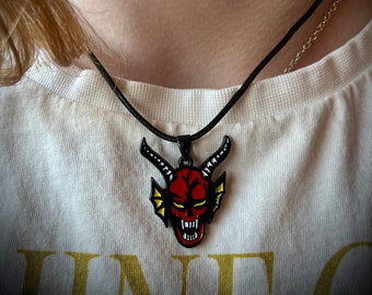 Cute Devil Pendant Unisex Necklace