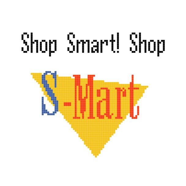Acquista lo schema per punto croce del logo S-Mart Smart (download digitale)