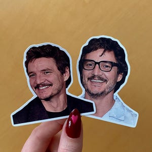 Coppia di adesivi in vinile Pedro Pascal