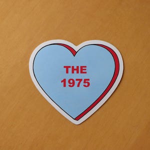 Vinylsticker Candy Heart 1975 blauw/roze