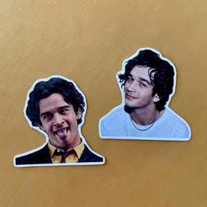 Matty Healy Lustiges Gesicht Vinyl Aufkleber Paar The 1975