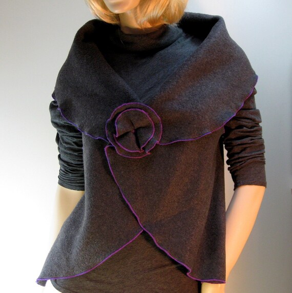 Items similar to Fleece Circle Vest - made-to-measure in your choice of ...
