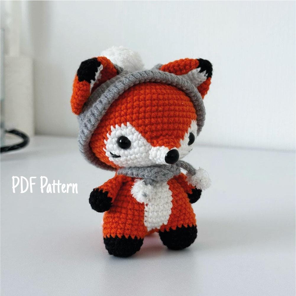 40 Fox Crochet Patterns: Fun & Easy Projects for Crafty Individuals 36 Crochet Fox Amigurumi