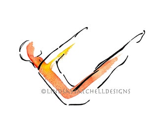 Teaser | Pilates Art Print, Pilates Gift, Pilates Studio Decor, Inspiration Art, Gifts, Pilates Inspiration