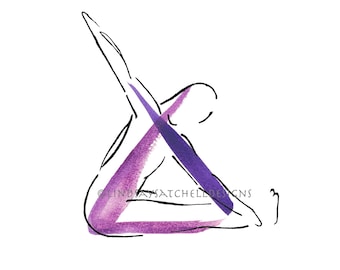 Saw | Pilates Art Print, Pilates Gift, Pilates Studio Decor, Inspiration Art, Pilates Inspiration, Unique Gifts