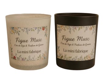 Bougie 70 ou 170 ml - Cire de Soja & Parfum de grasse