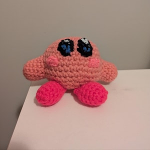 Hungry Pink Friend Crochet Plush