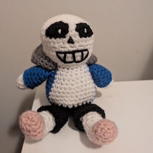 Comic Skeleton Crochet Plush