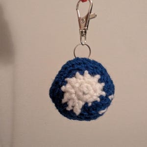 Fossil Crochet Keychain