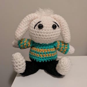 Huggable Goat Boy Crochet Plush
