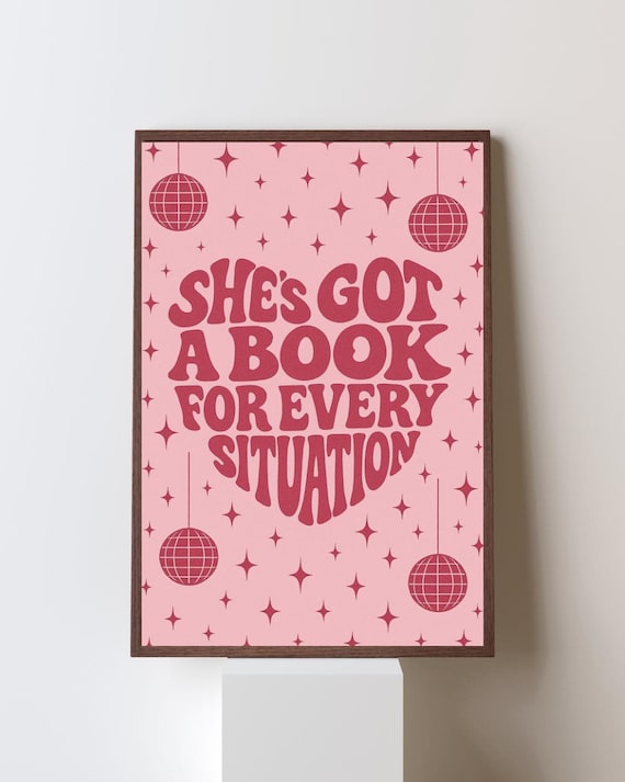 Bookish Poster - Printable/Digital