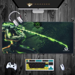 Overwatch Gaming Mouse Pad, High quality printing Desk Pad,Keyboard Computer Laptop Mat, Mouse pad xxl, Desk Mat, Gift For Gamer, Steam