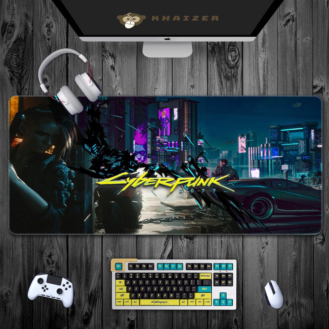 Cyberpunk Gaming Mouse Pad, High Quality Printing Desk Pad,keyboard Computer Laptop Mat, Mouse Pad Xxl, Desk Mat, Gift for Gamer, Steampunk - Etsy