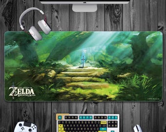 Zelda Gaming Mouse Pad, High quality printing Gaming Desk Pad, Kawaii Anime Mouse Pad,Mouse pad xxl, Desk Mat, Breath of the Wild
