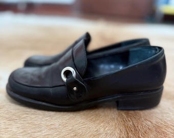 Classic 90s / Y2K G.H. Bass Suede Oxford Shoes ; Tag Size Women's