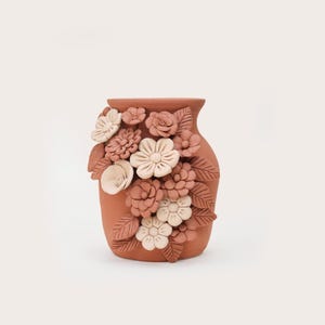 Clay jar, Handmade vase, Oaxaca jar, Pastillage