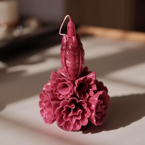 Vela de concha 100% de cera de abeja, /cirio escamado natural/ vela tradicional mexicana