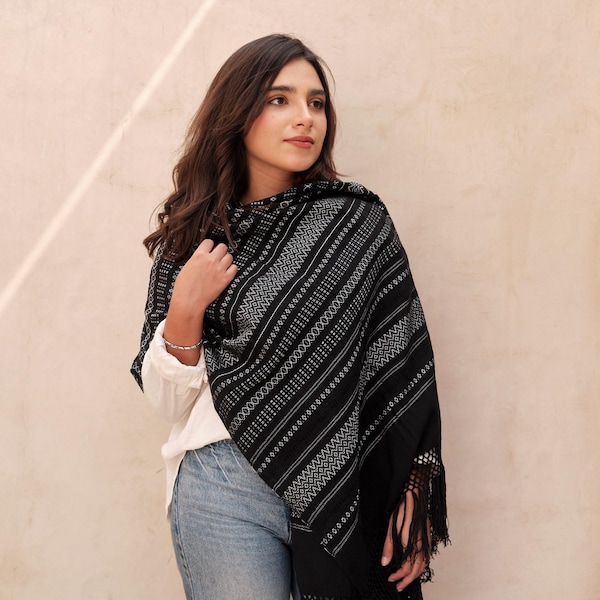 Rebozo Artesanal Hecho a Mano / Rebozo Mexicano Tradicional
