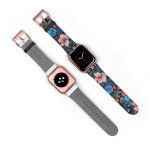 Colorful Floral Apple Watch Band - Summer Wildflowers | Stylish and Elegant Floral Strap